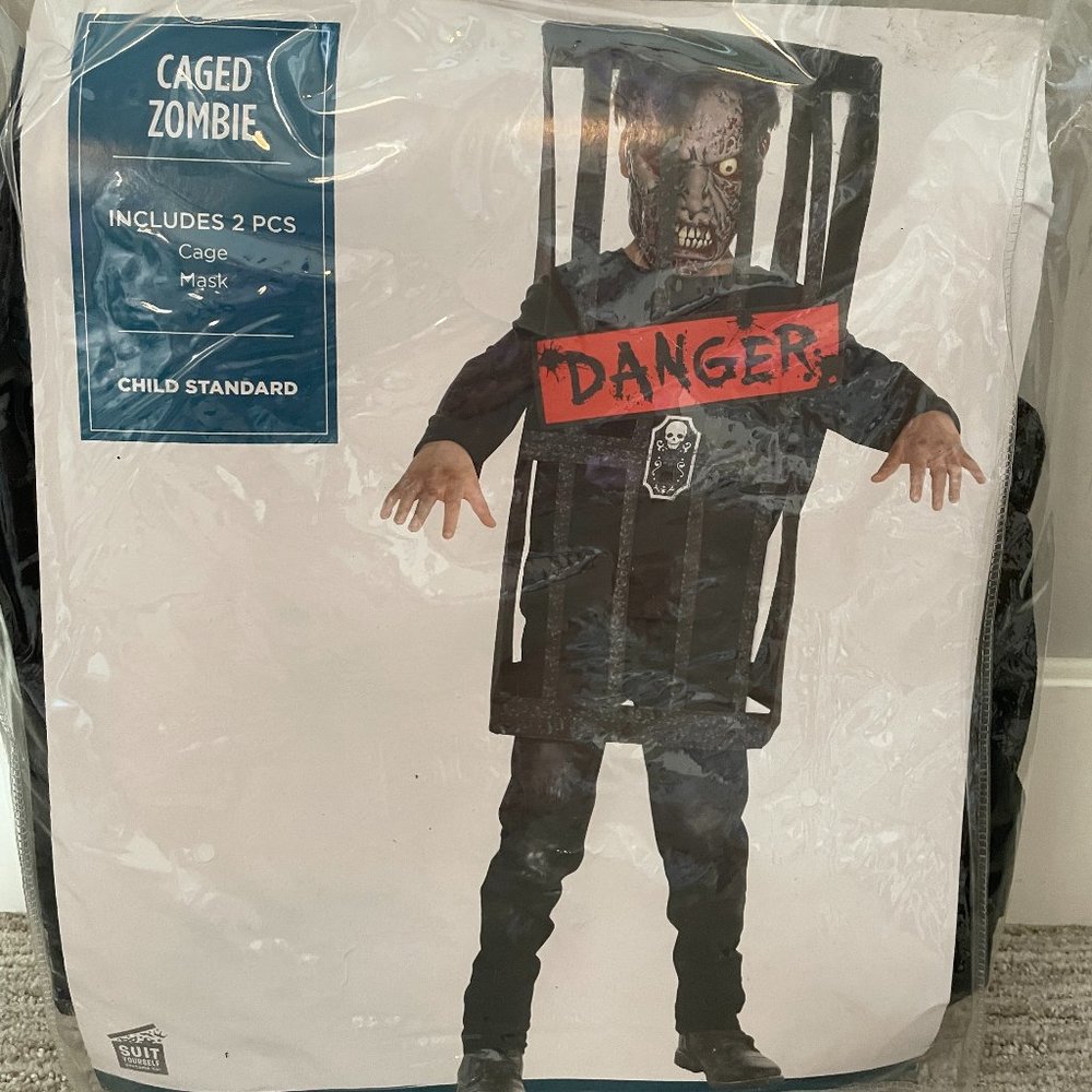 Caged Zombie Children's Halloween Costume